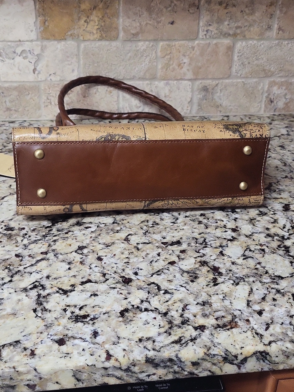 Patricia Nash Euro Map Rienzo Satchel - Picture 7 of 14